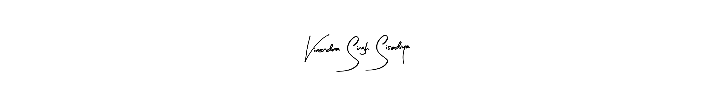 Make a beautiful signature design for name Virendra Singh Sisodiya. With this signature (Arty Signature) style, you can create a handwritten signature for free. Virendra Singh Sisodiya signature style 8 images and pictures png