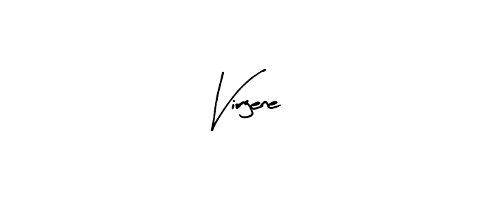 How to make Virgene name signature. Use Arty Signature style for creating short signs online. This is the latest handwritten sign. Virgene signature style 8 images and pictures png