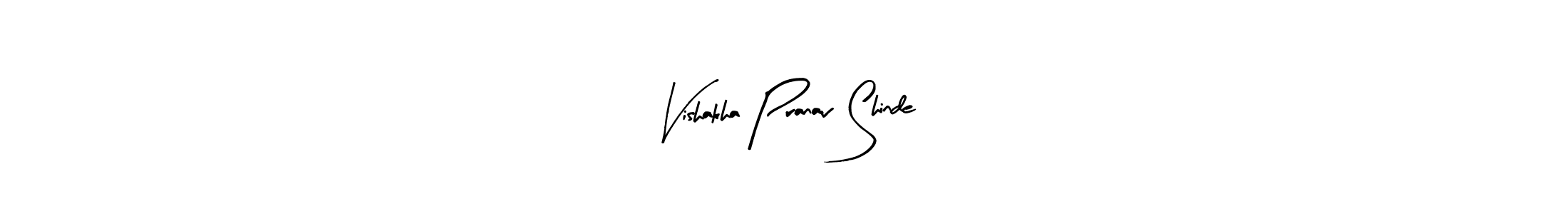 Make a beautiful signature design for name Vishakha Pranav Shinde. Use this online signature maker to create a handwritten signature for free. Vishakha Pranav Shinde signature style 8 images and pictures png