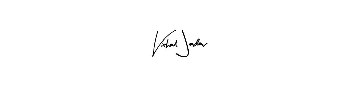 Also we have Vishal Jadav name is the best signature style. Create professional handwritten signature collection using Arty Signature autograph style. Vishal Jadav signature style 8 images and pictures png