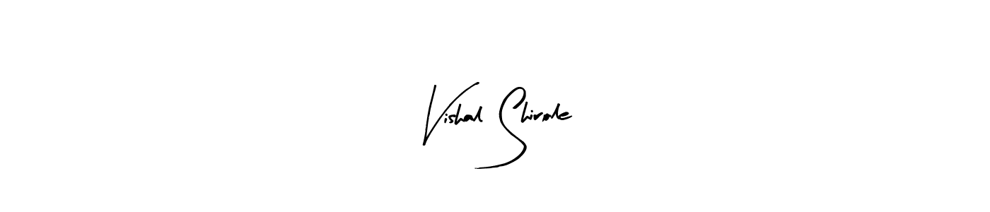 How to make Vishal Shirole signature? Arty Signature is a professional autograph style. Create handwritten signature for Vishal Shirole name. Vishal Shirole signature style 8 images and pictures png