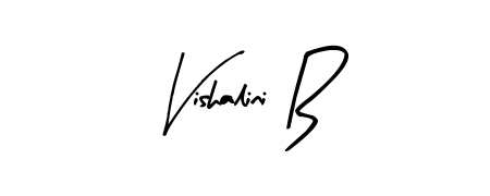 Make your name Vishalini B memorable on every contract using Arty Signature autograph style. Instant transparent background export available. Vishalini B signature style 8 images and pictures png