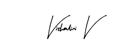 Looking for an artistic signature for Vishalini V? The Arty Signature calligraphy style gives a sophisticated flow suitable for business cards and emails. Vishalini V signature style 8 images and pictures png