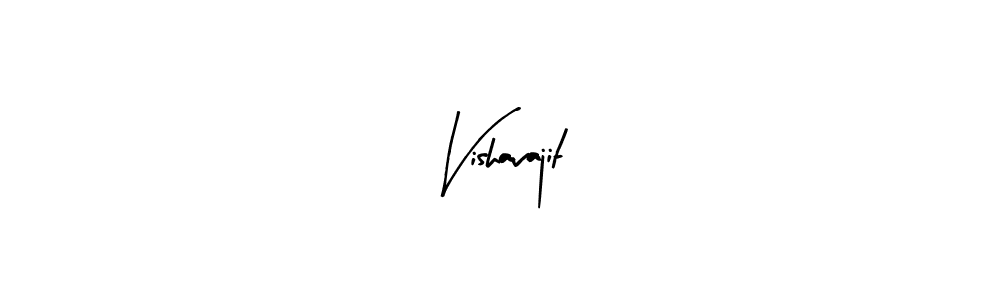 Create a beautiful signature design for name Vishavajit. With this signature (Arty Signature) fonts, you can make a handwritten signature for free. Vishavajit signature style 8 images and pictures png
