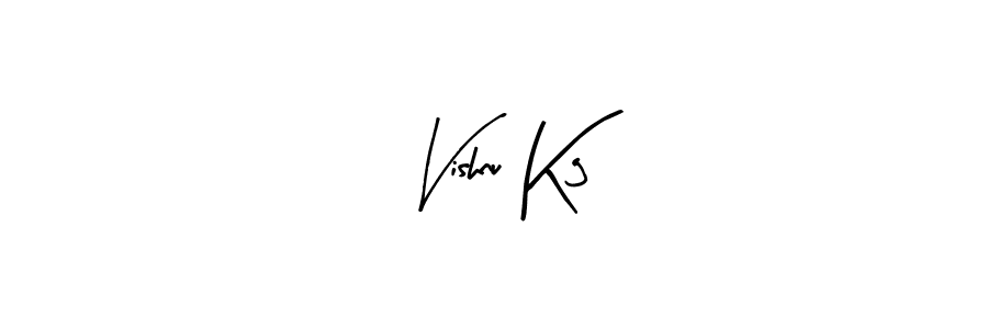 Also we have Vishnu Kg name is the best signature style. Create professional handwritten signature collection using Arty Signature autograph style. Vishnu Kg signature style 8 images and pictures png