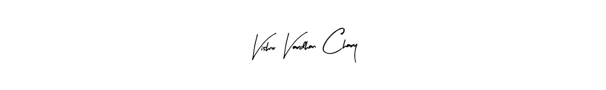 Also we have Vishnu Vardhan Chary name is the best signature style. Create professional handwritten signature collection using Arty Signature autograph style. Vishnu Vardhan Chary signature style 8 images and pictures png