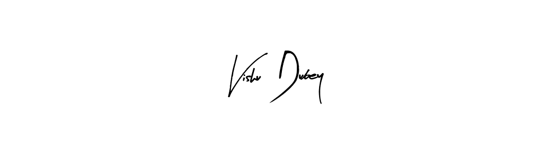 This is the best signature style for the Vishu Dubey name. Also you like these signature font (Arty Signature). Mix name signature. Vishu Dubey signature style 8 images and pictures png