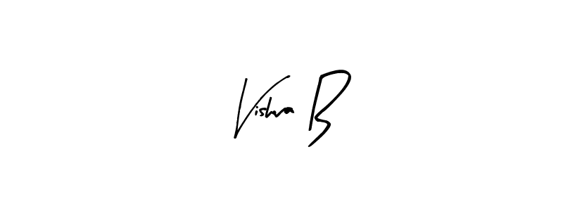 if you are searching for the best signature style for your name Vishva B. so please give up your signature search. here we have designed multiple signature styles  using Arty Signature. Vishva B signature style 8 images and pictures png
