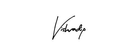 The best way (Arty Signature) to make a short signature is to pick only two or three words in your name. For converting this name Vishvadip. Vishvadip signature style 8 images and pictures png