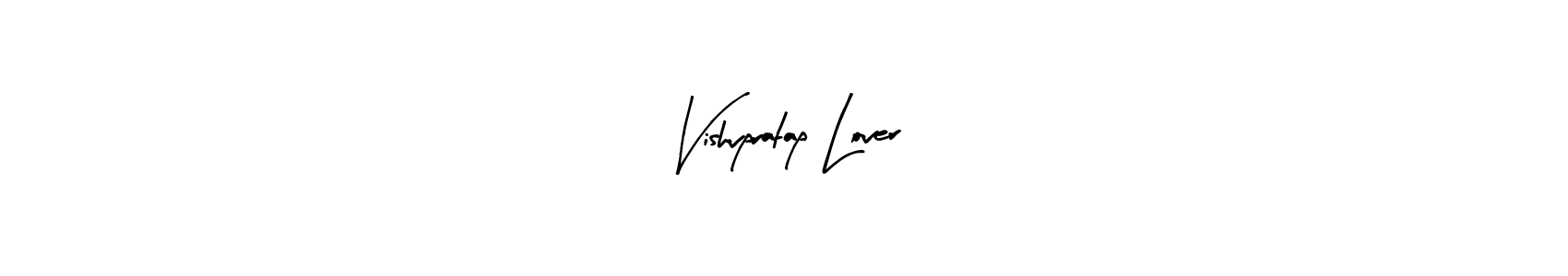 You should practise on your own different ways (Arty Signature) to write your name (Vishvpratap Lover) in signature. don't let someone else do it for you. Vishvpratap Lover signature style 8 images and pictures png