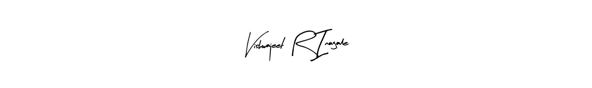 Use a signature maker to create a handwritten signature online. With this signature software, you can design (Arty Signature) your own signature for name Vishwajeet R Inagale. Vishwajeet R Inagale signature style 8 images and pictures png