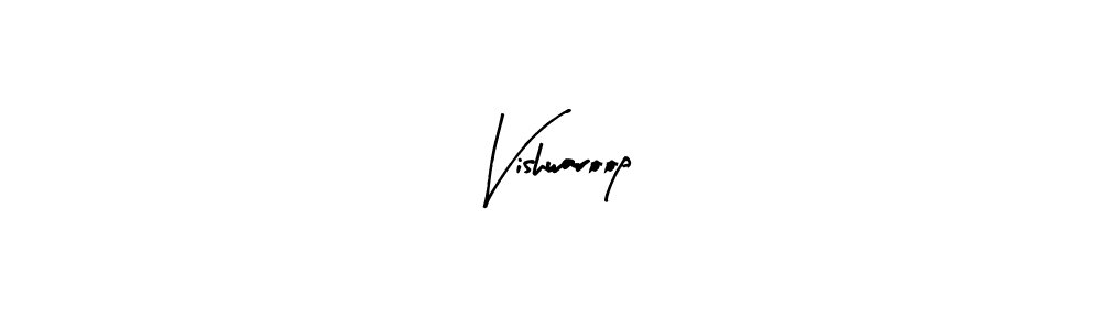 Arty Signature is a professional signature style that is perfect for those who want to add a touch of class to their signature. It is also a great choice for those who want to make their signature more unique. Get Vishwaroop name to fancy signature for free. Vishwaroop signature style 8 images and pictures png