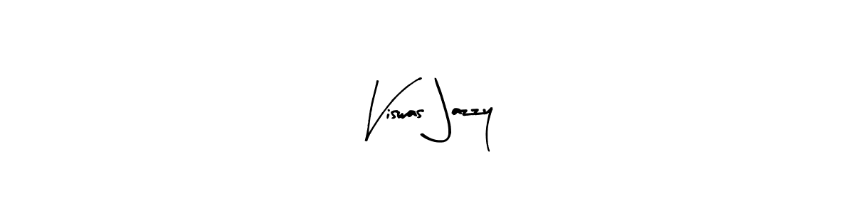 Viswas Jazzy stylish signature style. Best Handwritten Sign (Arty Signature) for my name. Handwritten Signature Collection Ideas for my name Viswas Jazzy. Viswas Jazzy signature style 8 images and pictures png