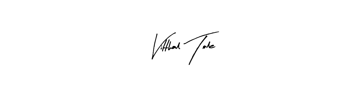Make a beautiful signature design for name Vitthal Tole. With this signature (Arty Signature) style, you can create a handwritten signature for free. Vitthal Tole signature style 8 images and pictures png