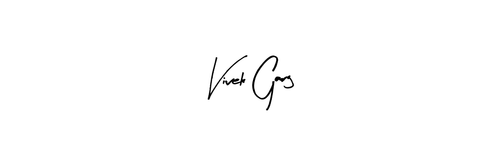 Also we have Vivek Garg name is the best signature style. Create professional handwritten signature collection using Arty Signature autograph style. Vivek Garg signature style 8 images and pictures png