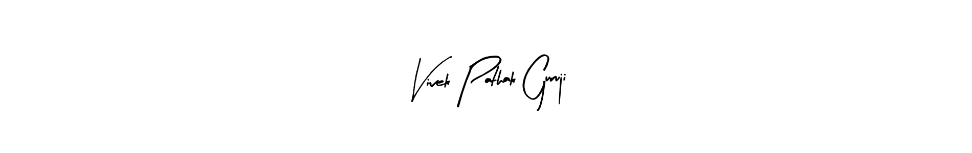 Check out images of Autograph of Vivek Pathak Guruji name. Actor Vivek Pathak Guruji Signature Style. Arty Signature is a professional sign style online. Vivek Pathak Guruji signature style 8 images and pictures png