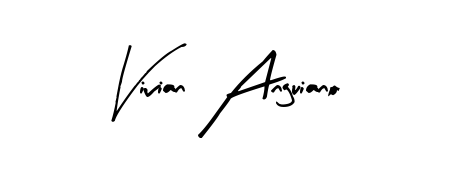 Give your name Vivian Anguiano an exquisite flair with the Arty Signature script font. Ideal for contracts, resumes, and formal letterheads. Vivian Anguiano signature style 8 images and pictures png