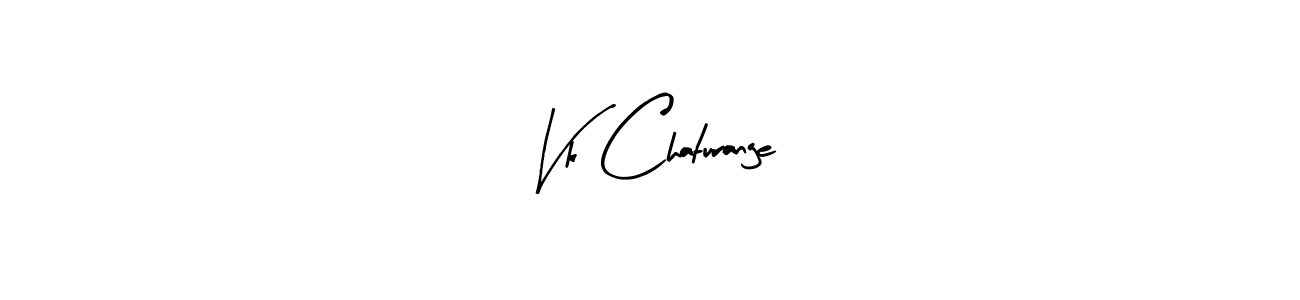 Here are the top 10 professional signature styles for the name Vk Chaturange. These are the best autograph styles you can use for your name. Vk Chaturange signature style 8 images and pictures png