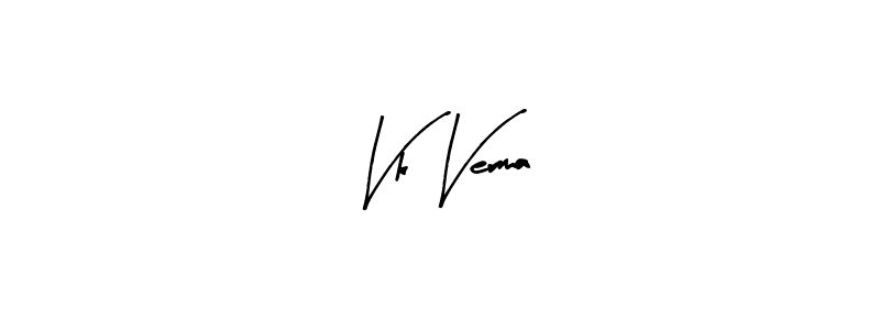 Vk Verma stylish signature style. Best Handwritten Sign (Arty Signature) for my name. Handwritten Signature Collection Ideas for my name Vk Verma. Vk Verma signature style 8 images and pictures png