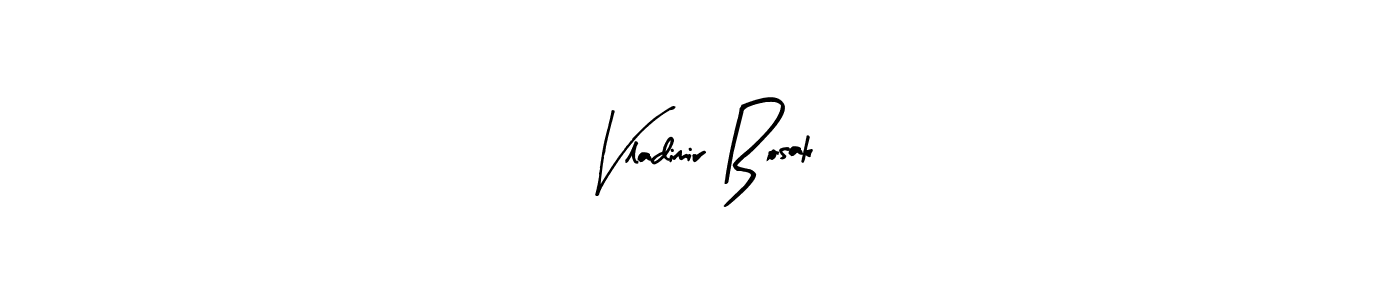 Create a beautiful signature design for name Vladimir Bosak. With this signature (Arty Signature) fonts, you can make a handwritten signature for free. Vladimir Bosak signature style 8 images and pictures png