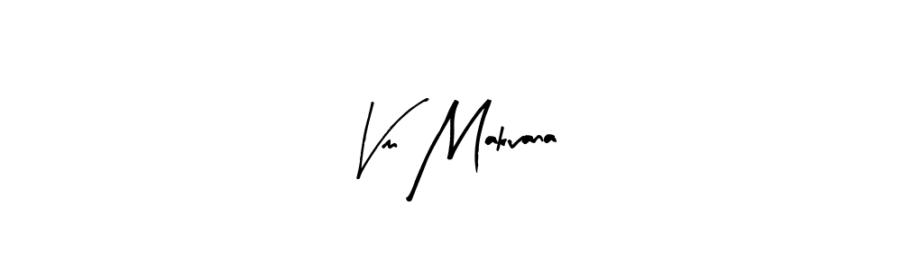 Also You can easily find your signature by using the search form. We will create Vm Makvana name handwritten signature images for you free of cost using Arty Signature sign style. Vm Makvana signature style 8 images and pictures png