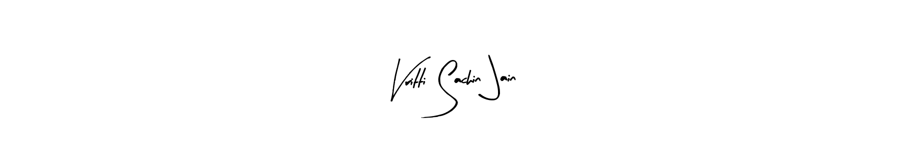 Design your own signature with our free online signature maker. With this signature software, you can create a handwritten (Arty Signature) signature for name Vritti Sachin Jain. Vritti Sachin Jain signature style 8 images and pictures png