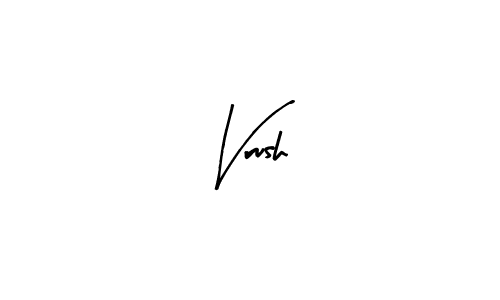 Use a signature maker to create a handwritten signature online. With this signature software, you can design (Arty Signature) your own signature for name Vrush. Vrush signature style 8 images and pictures png