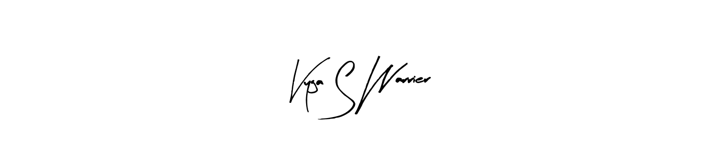 Make a beautiful signature design for name Vyga S Warrier. Use this online signature maker to create a handwritten signature for free. Vyga S Warrier signature style 8 images and pictures png