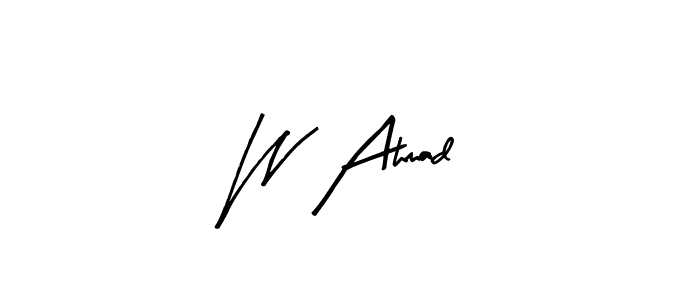 Similarly Arty Signature is the best handwritten signature design. Signature creator online .You can use it as an online autograph creator for name W Ahmad. W Ahmad signature style 8 images and pictures png