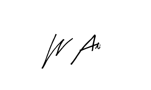 You should practise on your own different ways (Arty Signature) to write your name (W Ali) in signature. don't let someone else do it for you. W Ali signature style 8 images and pictures png