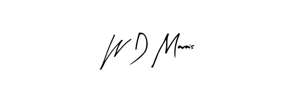 How to make W D Marais signature? Arty Signature is a professional autograph style. Create handwritten signature for W D Marais name. W D Marais signature style 8 images and pictures png