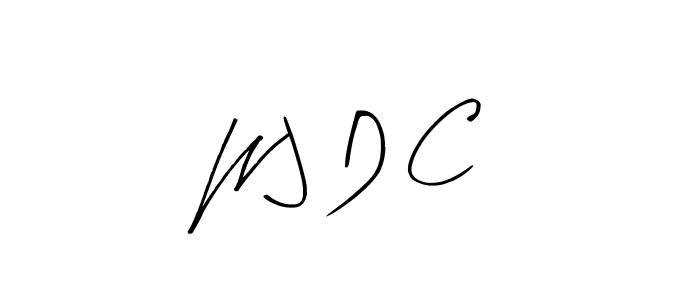 How to make W J D C name signature. Use Arty Signature style for creating short signs online. This is the latest handwritten sign. W J D C signature style 8 images and pictures png