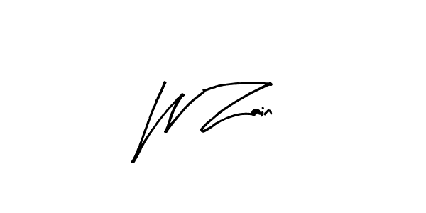 It looks lik you need a new signature style for name W Zain. Design unique handwritten (Arty Signature) signature with our free signature maker in just a few clicks. W Zain signature style 8 images and pictures png