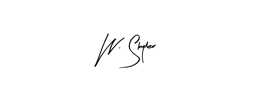 Make a beautiful signature design for name W. Skyler. With this signature (Arty Signature) style, you can create a handwritten signature for free. W. Skyler signature style 8 images and pictures png