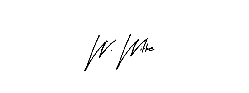 How to make W. Witke signature? Arty Signature is a professional autograph style. Create handwritten signature for W. Witke name. W. Witke signature style 8 images and pictures png