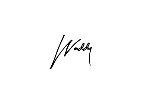 Waddy stylish signature style. Best Handwritten Sign (Arty Signature) for my name. Handwritten Signature Collection Ideas for my name Waddy. Waddy signature style 8 images and pictures png