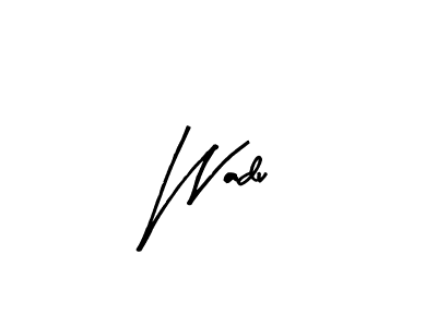 Use a signature maker to create a handwritten signature online. With this signature software, you can design (Arty Signature) your own signature for name Wadu. Wadu signature style 8 images and pictures png