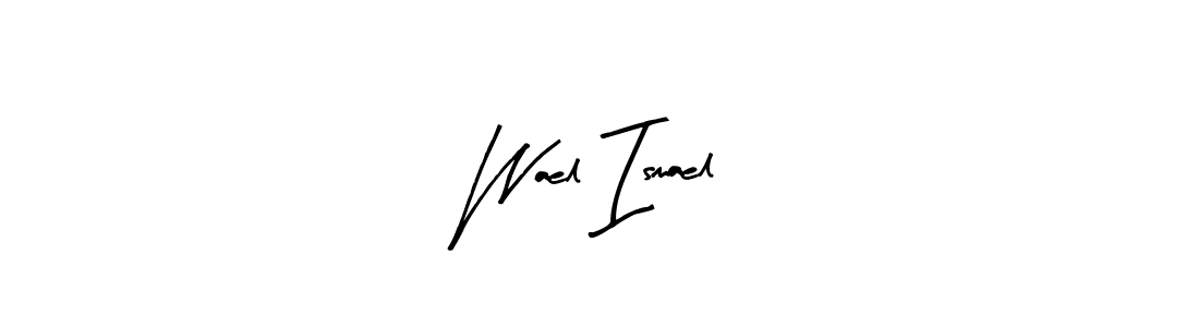 Design your own signature with our free online signature maker. With this signature software, you can create a handwritten (Arty Signature) signature for name Wael Ismael. Wael Ismael signature style 8 images and pictures png