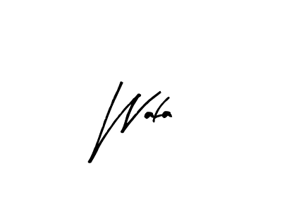 if you are searching for the best signature style for your name Wafa. so please give up your signature search. here we have designed multiple signature styles  using Arty Signature. Wafa signature style 8 images and pictures png
