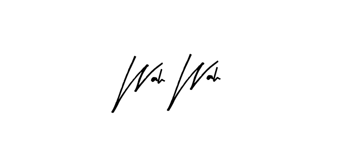 Make a beautiful signature design for name Wah Wah. With this signature (Arty Signature) style, you can create a handwritten signature for free. Wah Wah signature style 8 images and pictures png