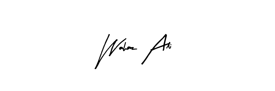 if you are searching for the best signature style for your name Wahaz Ali. so please give up your signature search. here we have designed multiple signature styles  using Arty Signature. Wahaz Ali signature style 8 images and pictures png