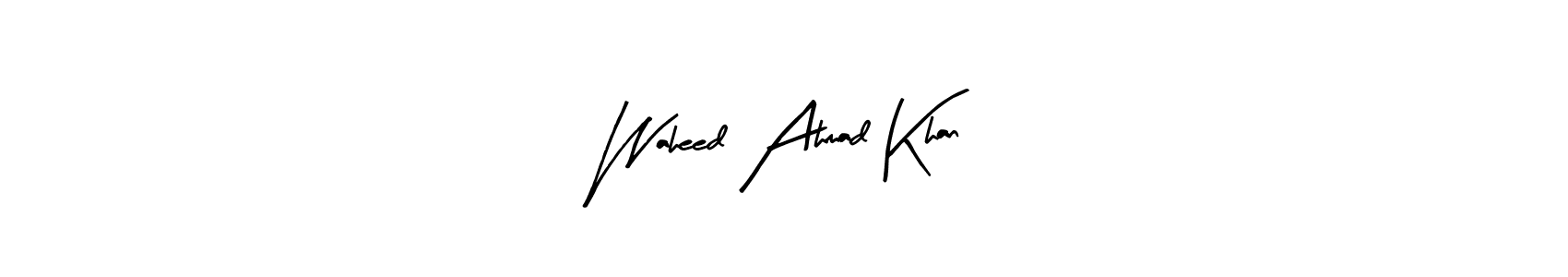 It looks lik you need a new signature style for name Waheed Ahmad Khan. Design unique handwritten (Arty Signature) signature with our free signature maker in just a few clicks. Waheed Ahmad Khan signature style 8 images and pictures png