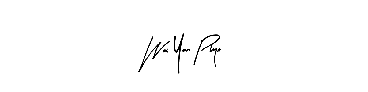 Make a beautiful signature design for name Wai Yan Phyo. Use this online signature maker to create a handwritten signature for free. Wai Yan Phyo signature style 8 images and pictures png