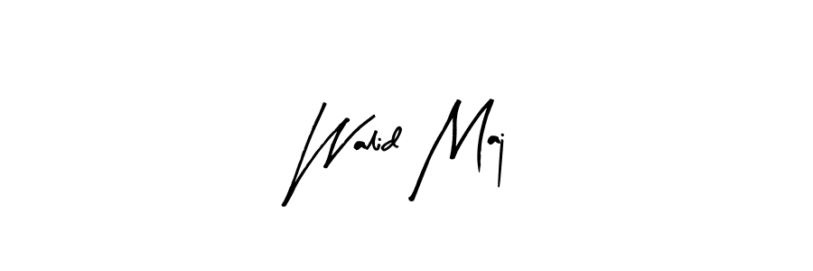 Also we have Walid Maj name is the best signature style. Create professional handwritten signature collection using Arty Signature autograph style. Walid Maj signature style 8 images and pictures png