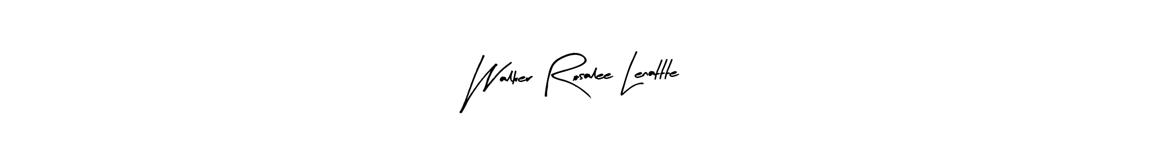 Similarly Arty Signature is the best handwritten signature design. Signature creator online .You can use it as an online autograph creator for name Walker Rosalee Lenattte. Walker Rosalee Lenattte signature style 8 images and pictures png