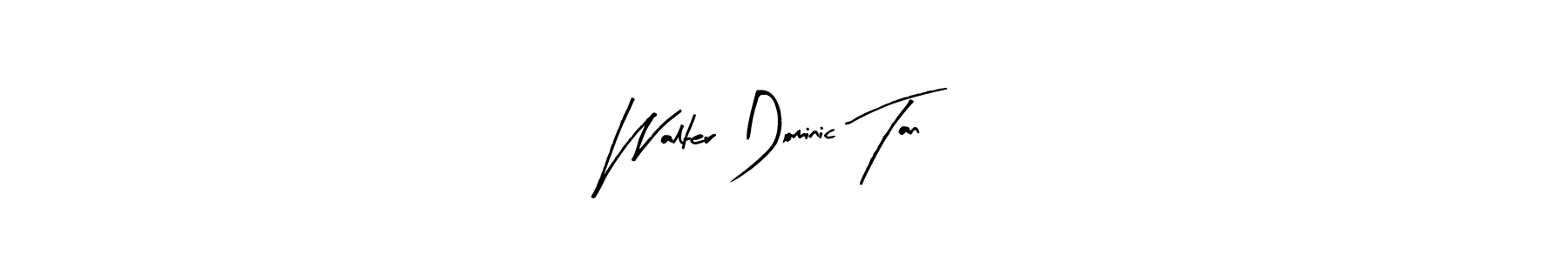 How to make Walter Dominic Tan name signature. Use Arty Signature style for creating short signs online. This is the latest handwritten sign. Walter Dominic Tan signature style 8 images and pictures png