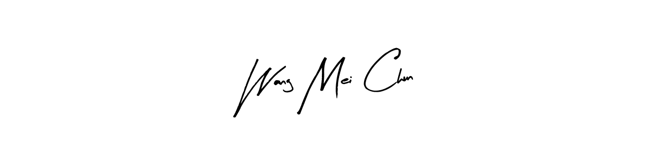Make a short Wang Mei Chun signature style. Manage your documents anywhere anytime using Arty Signature. Create and add eSignatures, submit forms, share and send files easily. Wang Mei Chun signature style 8 images and pictures png