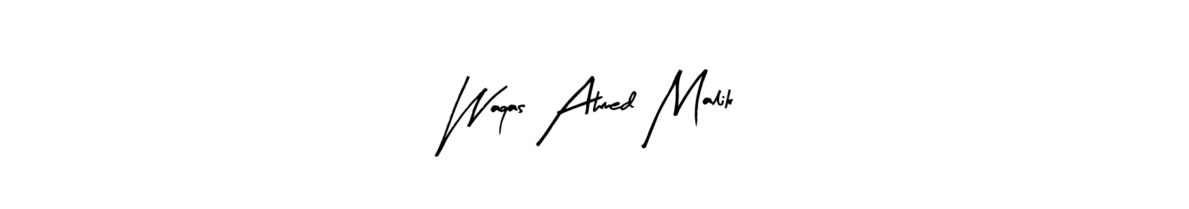 Also You can easily find your signature by using the search form. We will create Waqas Ahmed Malik name handwritten signature images for you free of cost using Arty Signature sign style. Waqas Ahmed Malik signature style 8 images and pictures png