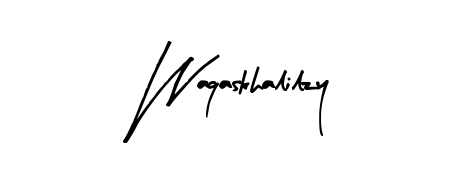 Use a signature maker to create a handwritten signature online. With this signature software, you can design (Arty Signature) your own signature for name Waqaskhalilzy. Waqaskhalilzy signature style 8 images and pictures png
