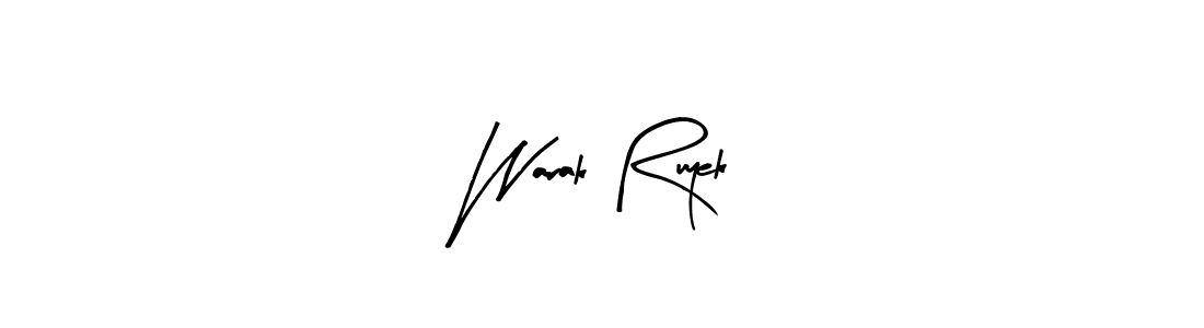Make a short Warak Ruyek signature style. Manage your documents anywhere anytime using Arty Signature. Create and add eSignatures, submit forms, share and send files easily. Warak Ruyek signature style 8 images and pictures png